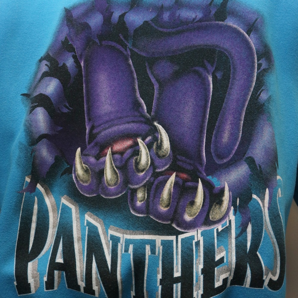 1994 Vintage Nutmeg "CAROLINA PANTHERS" Sweatshirt - Picture 6 of 6